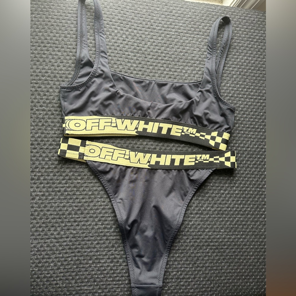 Off-White Two-Pieces Bikini Set - image 2